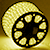 Светодиодный дюралайт трехжильный (36LED на 1м, бухта 100м, 3W, круглый 13мм, чейзинг) желтый