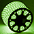 Светодиодный дюралайт трехжильный нарезка (28LED на 1м, 1м, 3W, круглый 11мм, чейзинг) зеленый