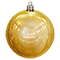 Елочные шары набор (2шт, d10см, глянцевые) золотой