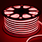 Гибкий неон круглый 360° (120LED на 1м, SMD2835, D13мм, IP68, бухта 100м) красный