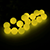 Гирлянда с насадками «Большие Лампочки» (20LED, 5м, d3,5см) желтый